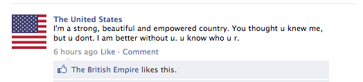But, United States, you are a beautiful country! Minus that hole in the middle