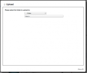 Upload Window 