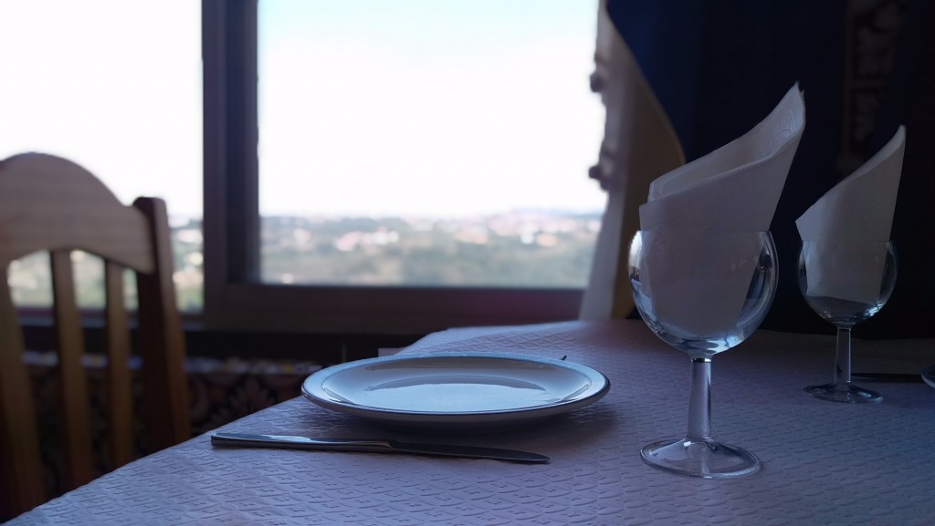 Some of the best views in Europe were at our dinner tables