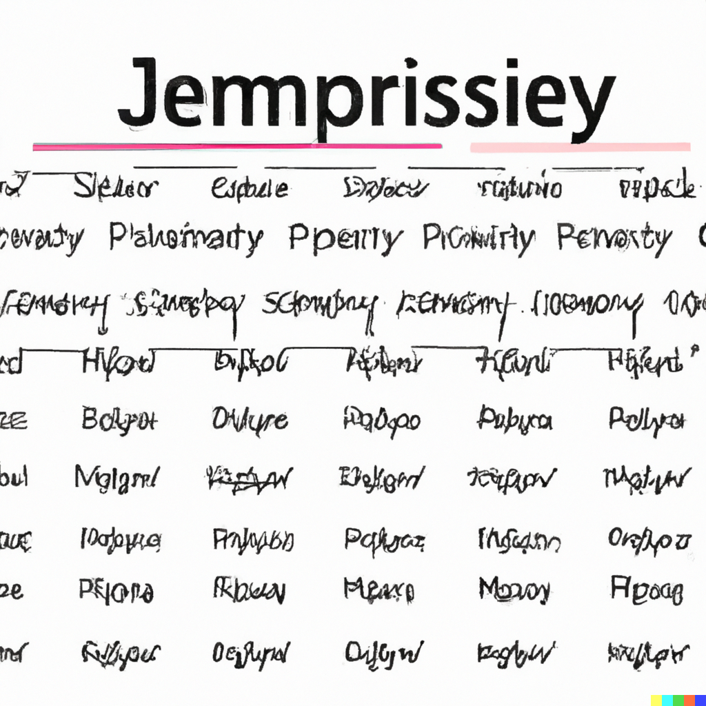 Totally weird illustration of lists of things that look like they should be words but they really aren't